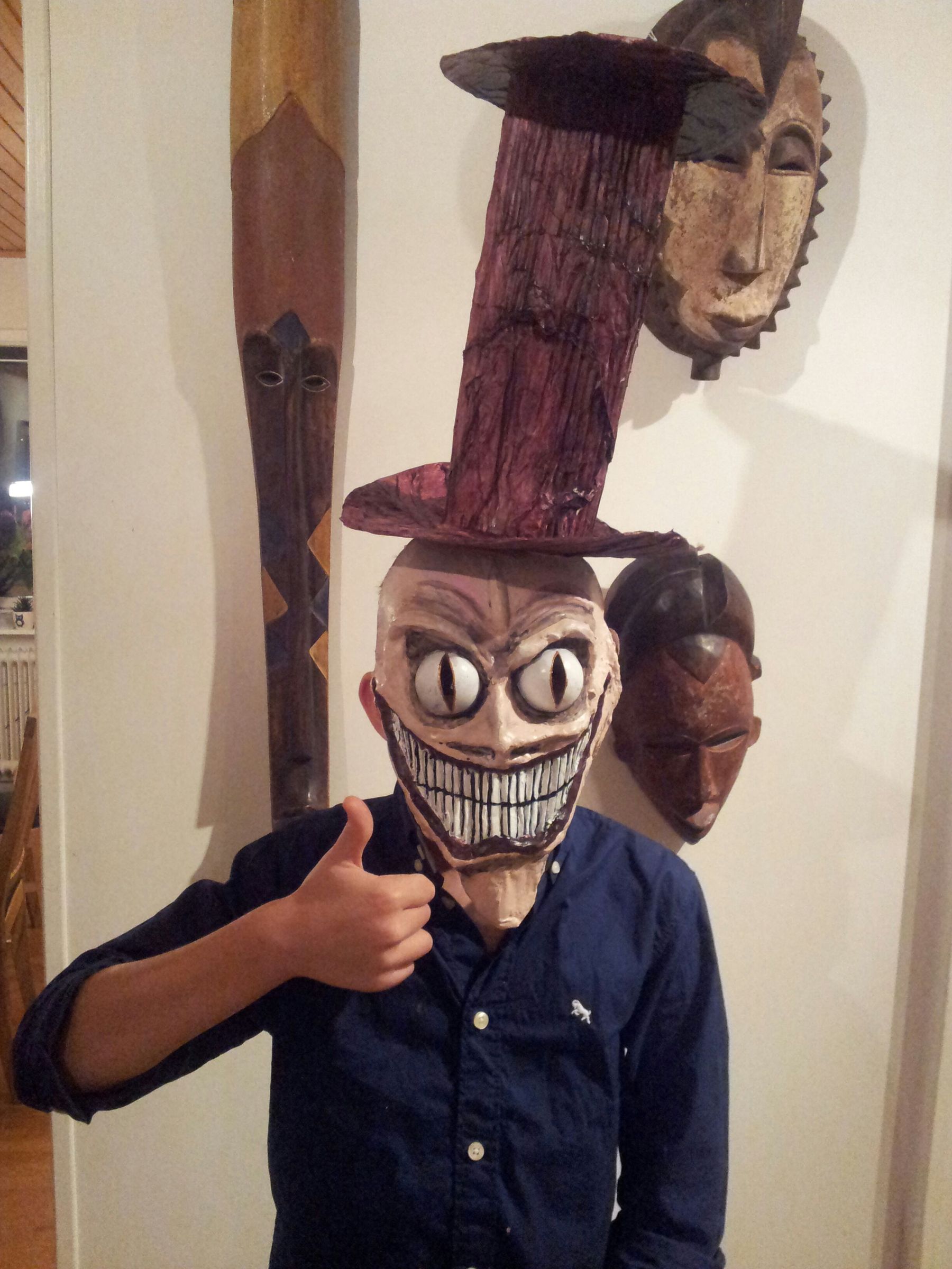 The Mask That Scares (Homage to the Scoochmaroo Scary Hat)