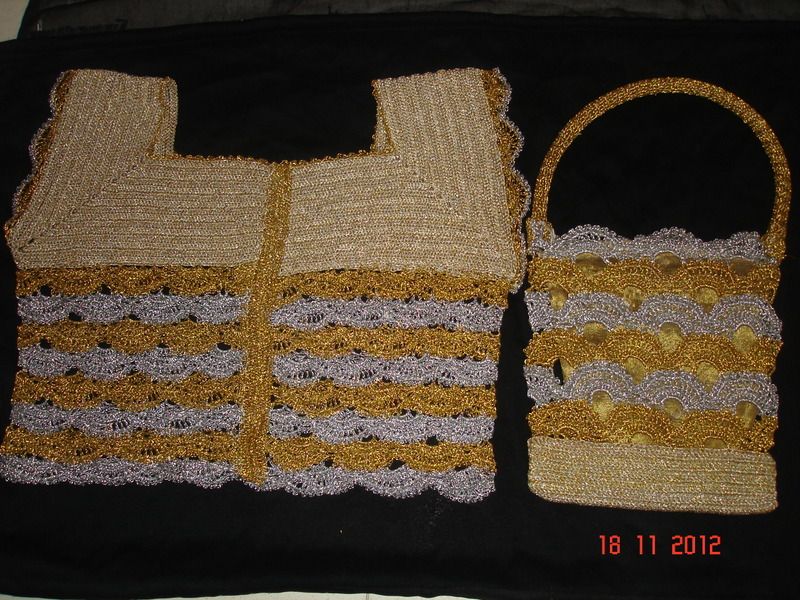 Crochet Purse and Matching Blouse