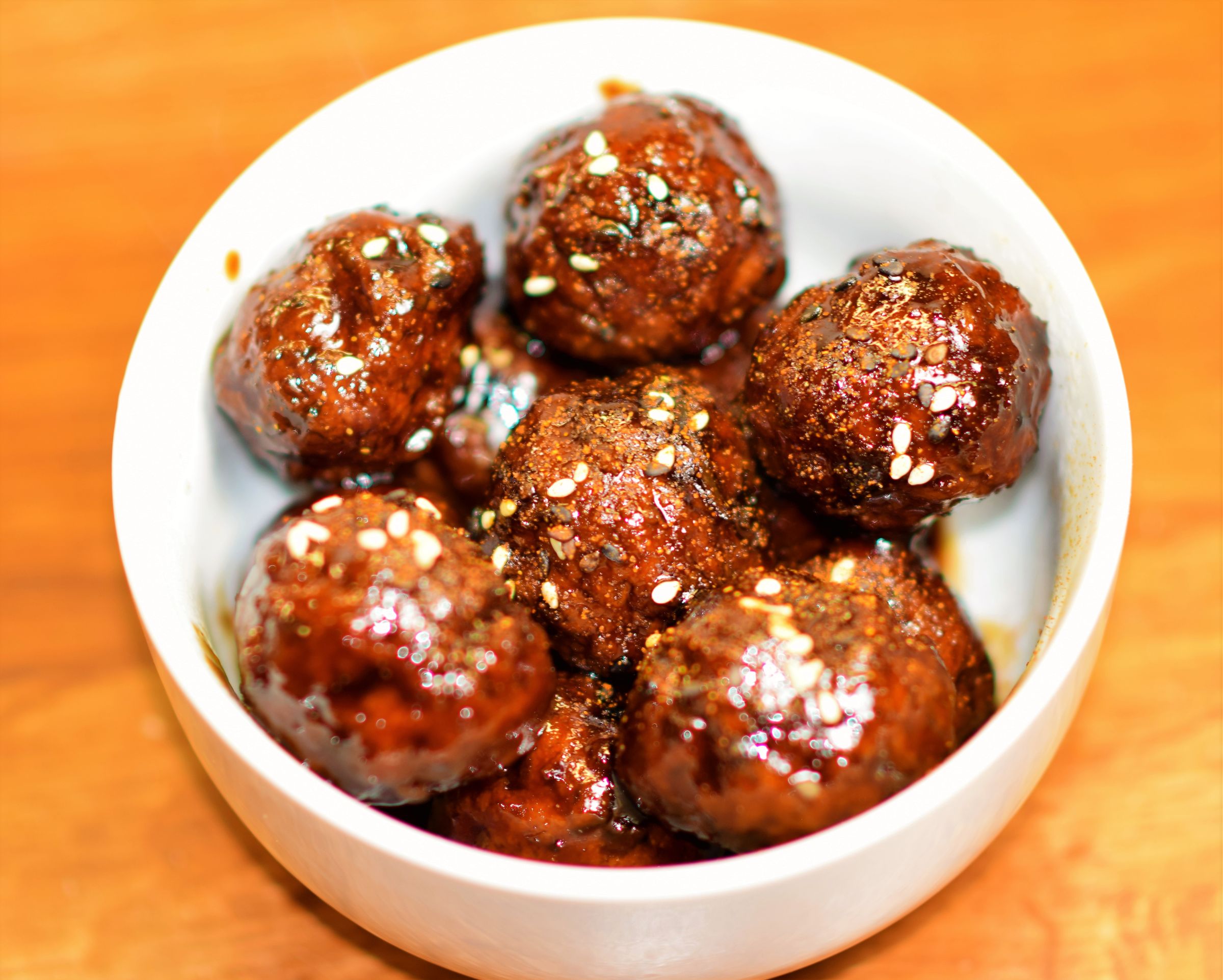 Copycat Noodles and Company Korean BBQ Meatballs 3 Steps (with