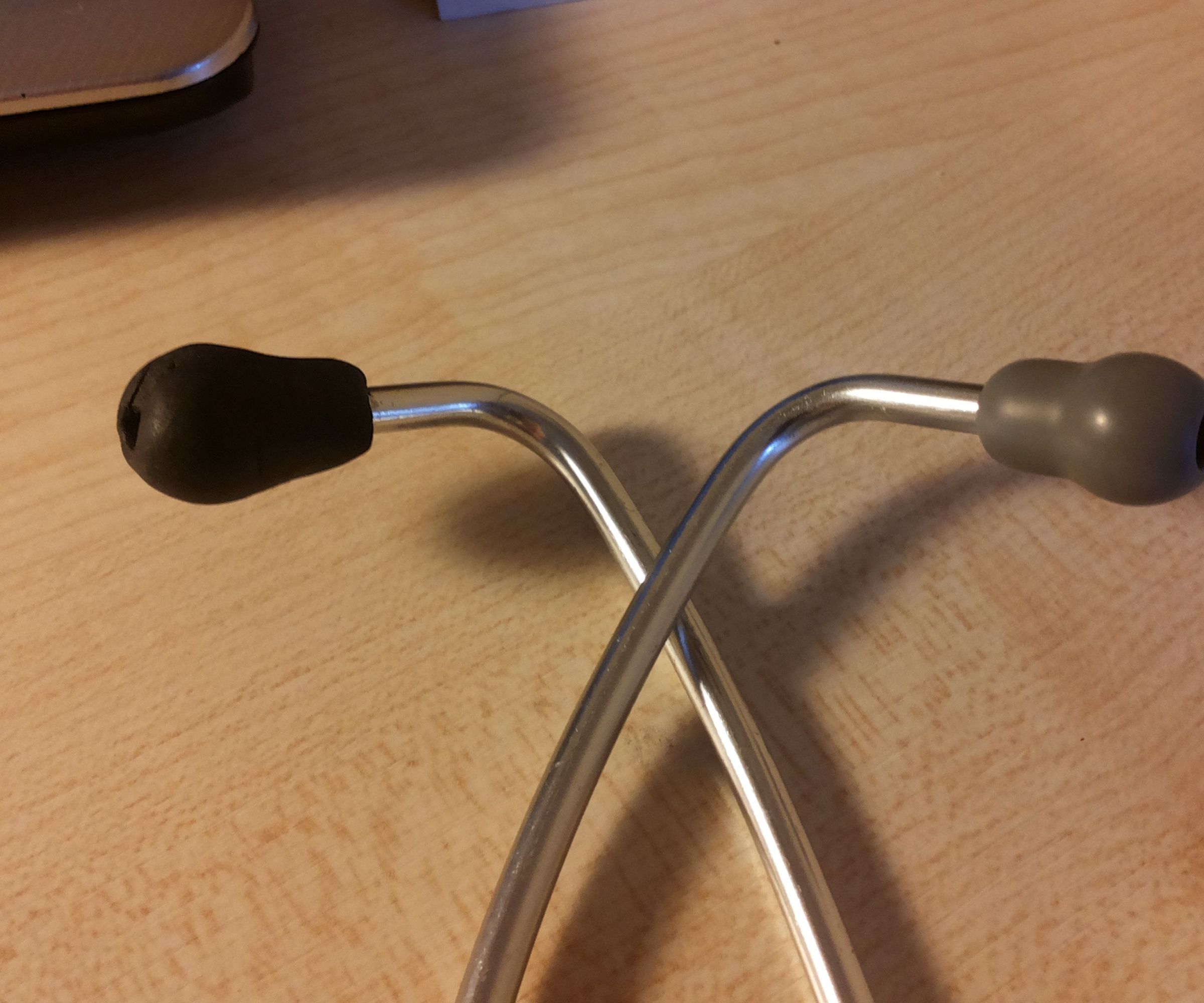 Replace Stethoscope Earpiece With Sugru