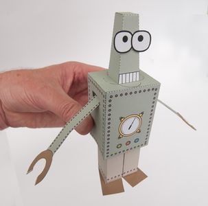 Paperbot - Paper Robot to Print Out and Make : 14 Steps (with Pictures ...