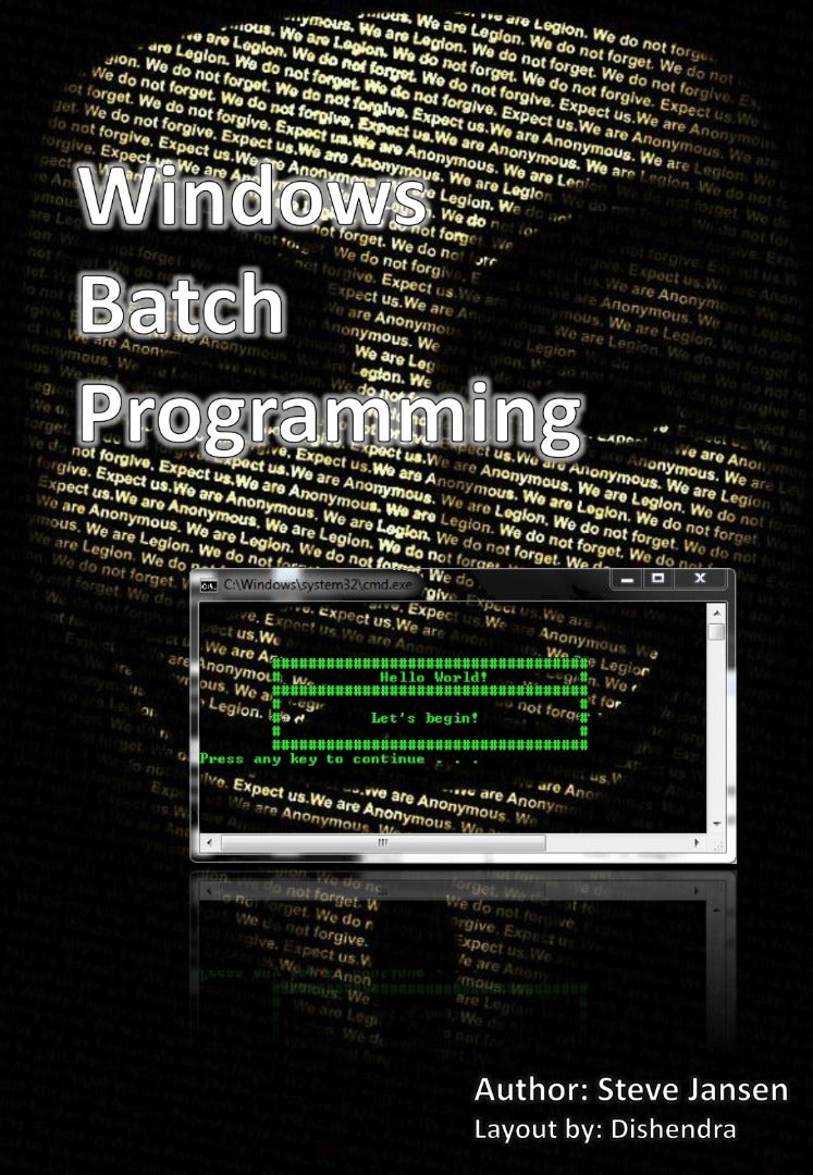 Windows Batch Programming - Instructables