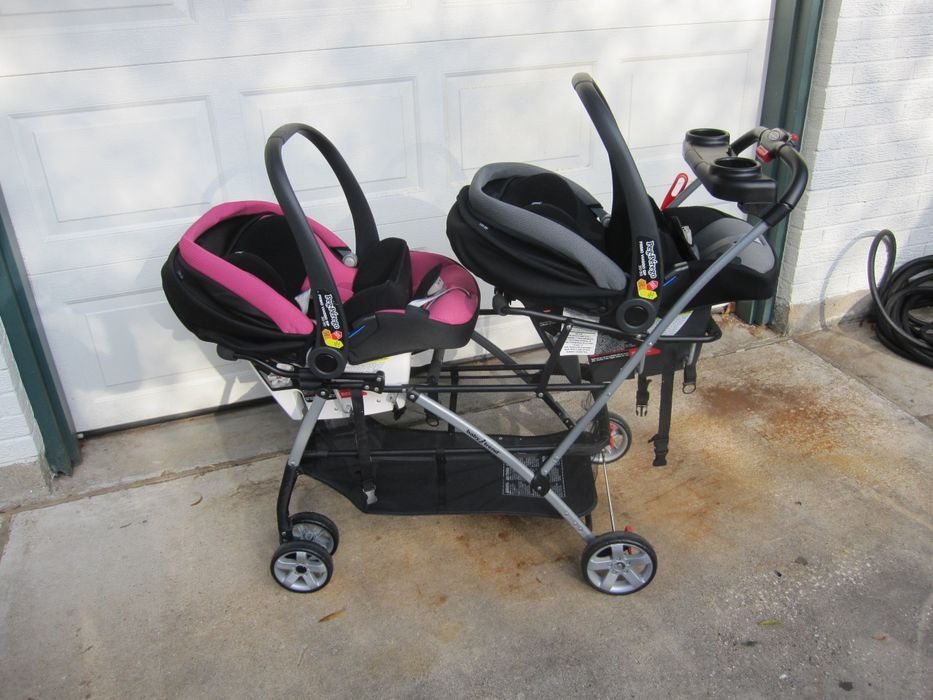 double stroller with cup holder Prokva Organizer,Double Parent Stroller Caddy Organizer Struggle with your double TWO QUICK ACCESS FRONT POCKETS Custom Fit – Designed COMBO SALE STYLE:EBIKE+Extra large seat+Helmet*2
