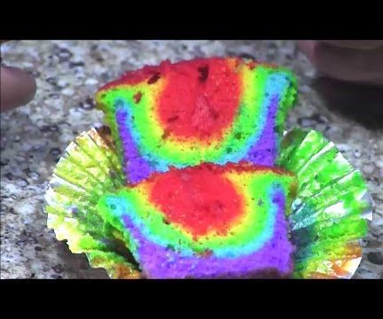 How to Make Rainbow Cakes and Cupcakes