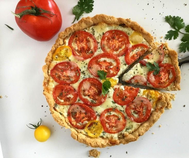 Rustic Tomato-Ricotta Tart/Pie
