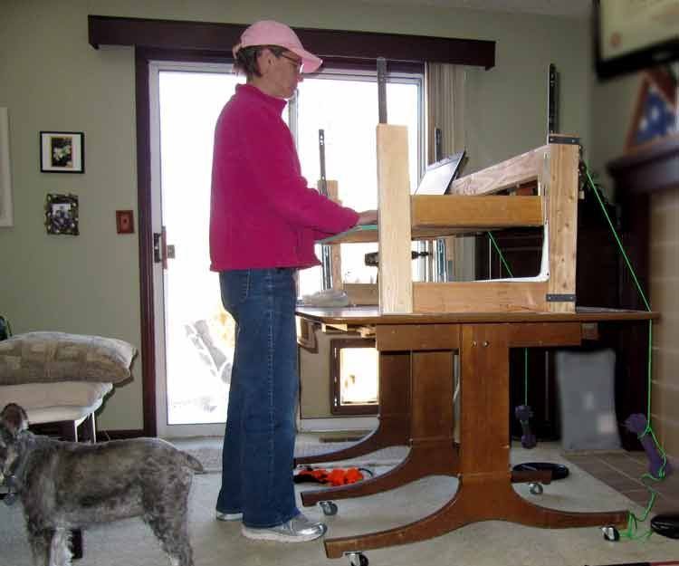 Stand Up/Sit Down Desk Top