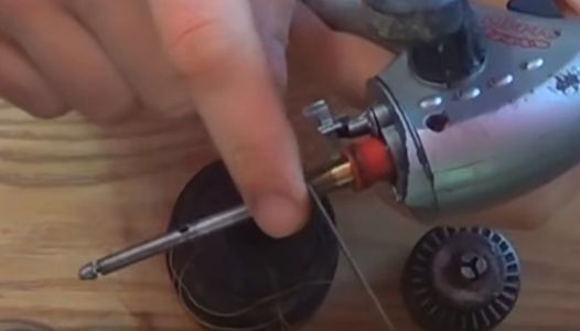 To Do a Mini Hand-drill With Fixed-spool Reel You Need!!!
