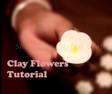 Clay Flowers Tutorial 2