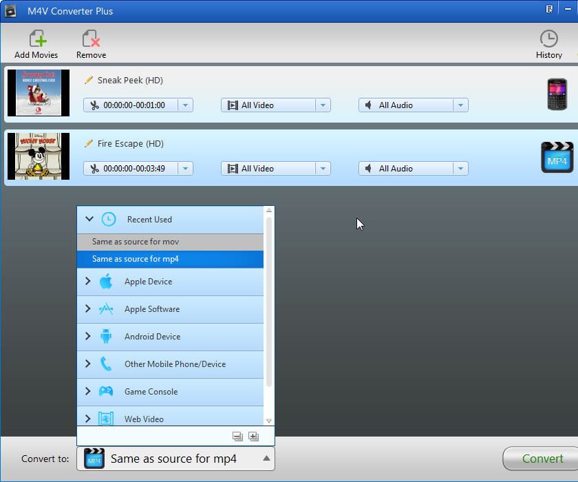 How Might One Convert a DRM Protected M4V File to a MP4 File