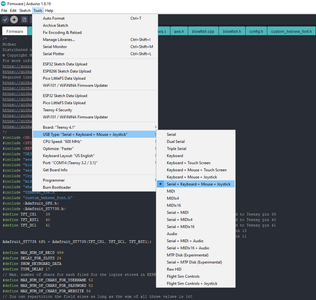 Upload the Modified Firmware Into Teensy 4.1