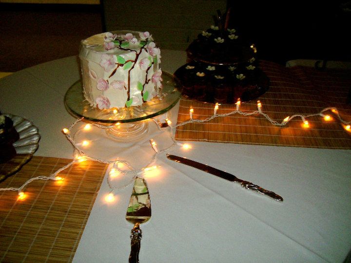 Japanese cherry blossom cake