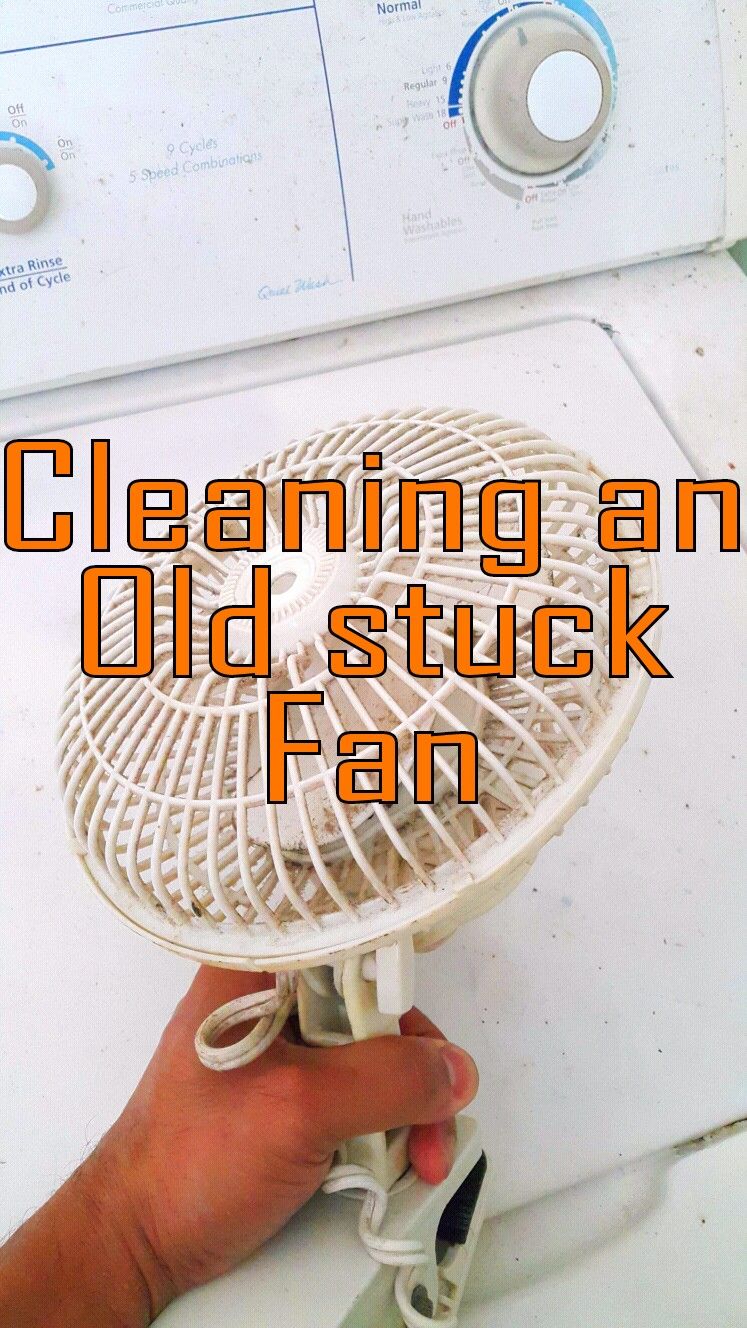 Servicing an Old Fan. 