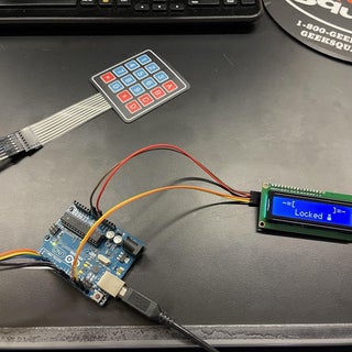 Arduino UNO Keypad Combination Lock (Kinda Compact!!!) : 3 Steps (with ...