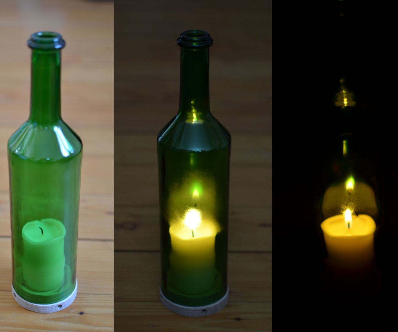 Candle in a Wine Bottle 3 Steps (with Pictures) Instructables