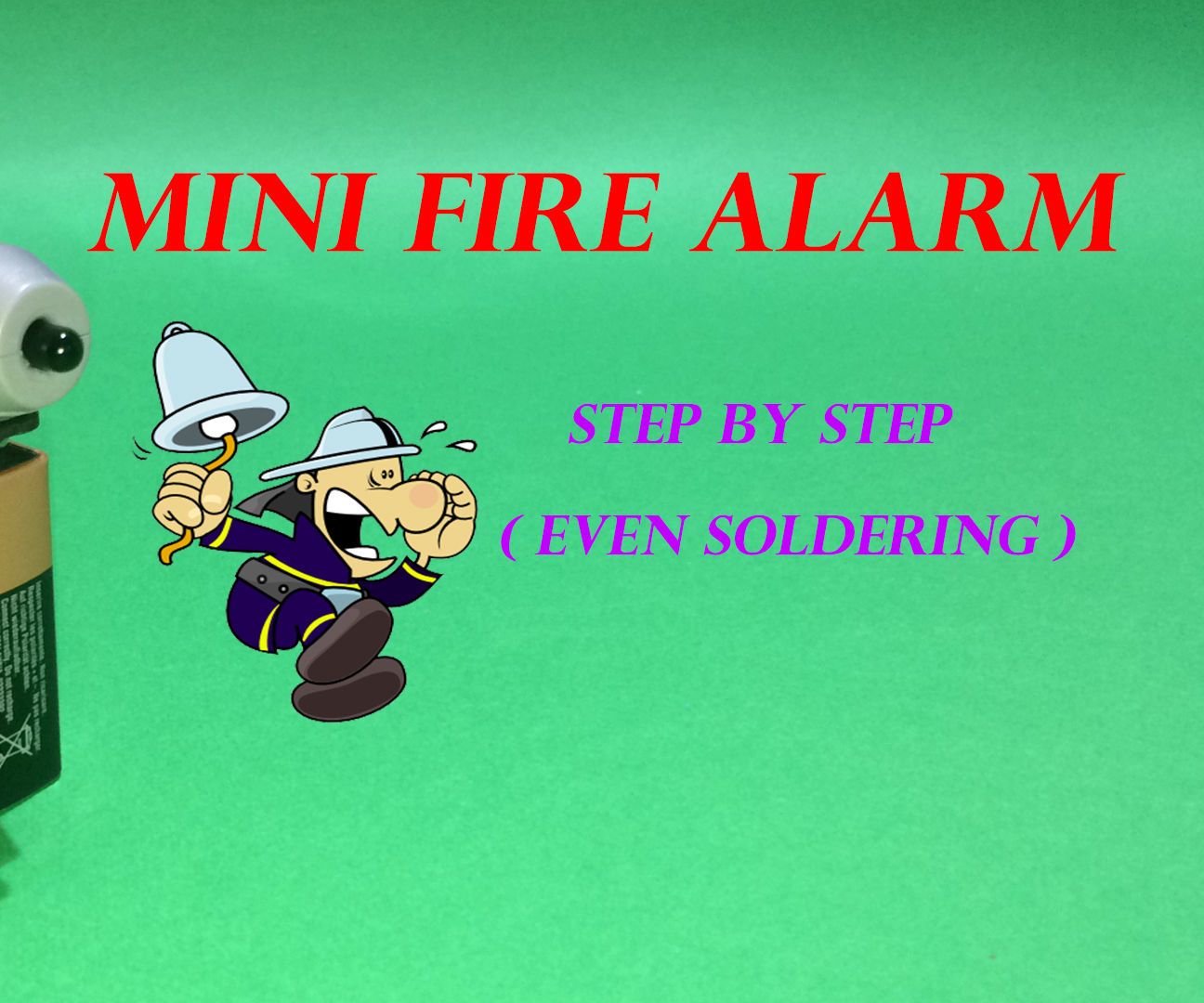 Smallest Fire Alarm in the World - Simplest Method (DIY)
