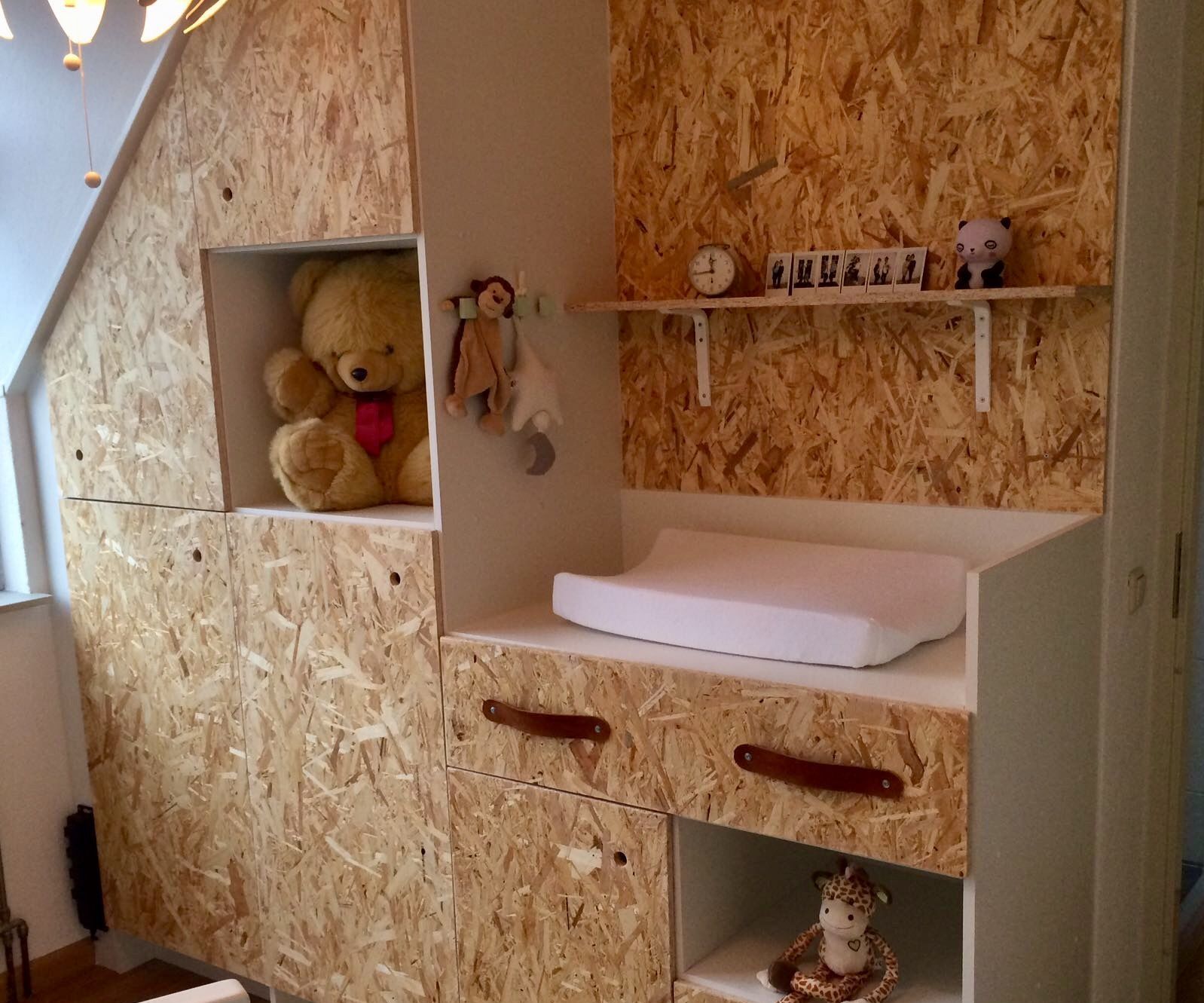 Closet with changing table