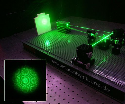 Michelson Interferometer build from LEGO(R) bricks