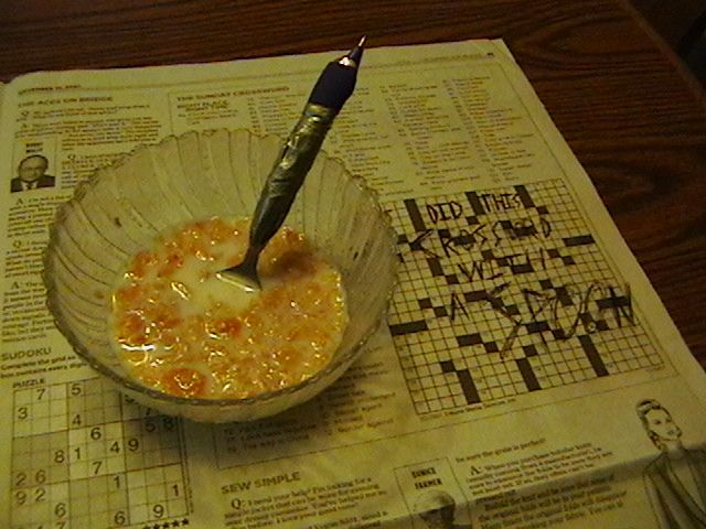 Newspaper Puzzle Spoon