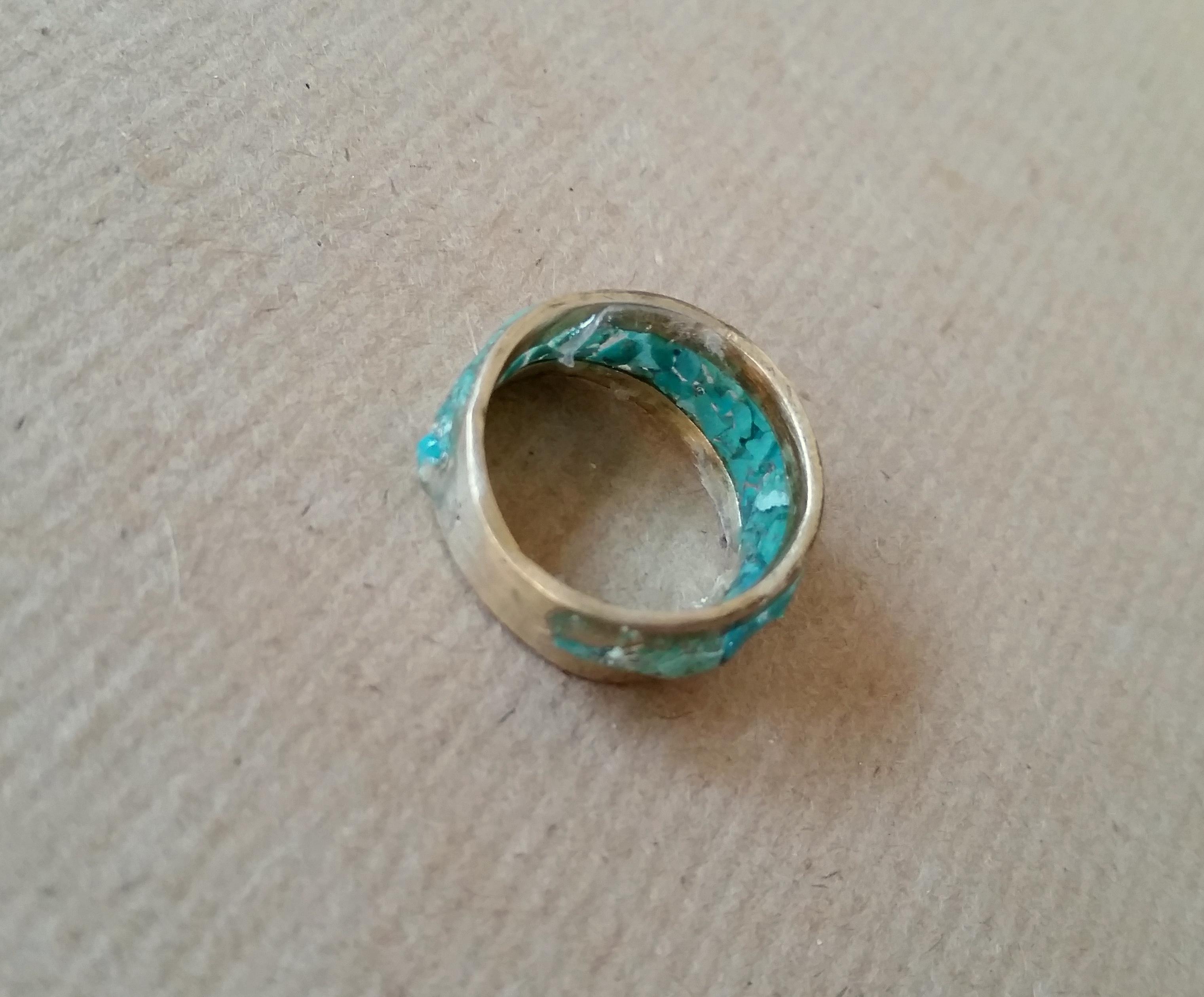 Hand-Forged Ring With CA Glue Inlay : 9 Steps (with Pictures ...