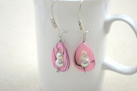 DIY Bridesmaid Jewelry- Pretty Handmade Earrings As a Gift From Bride