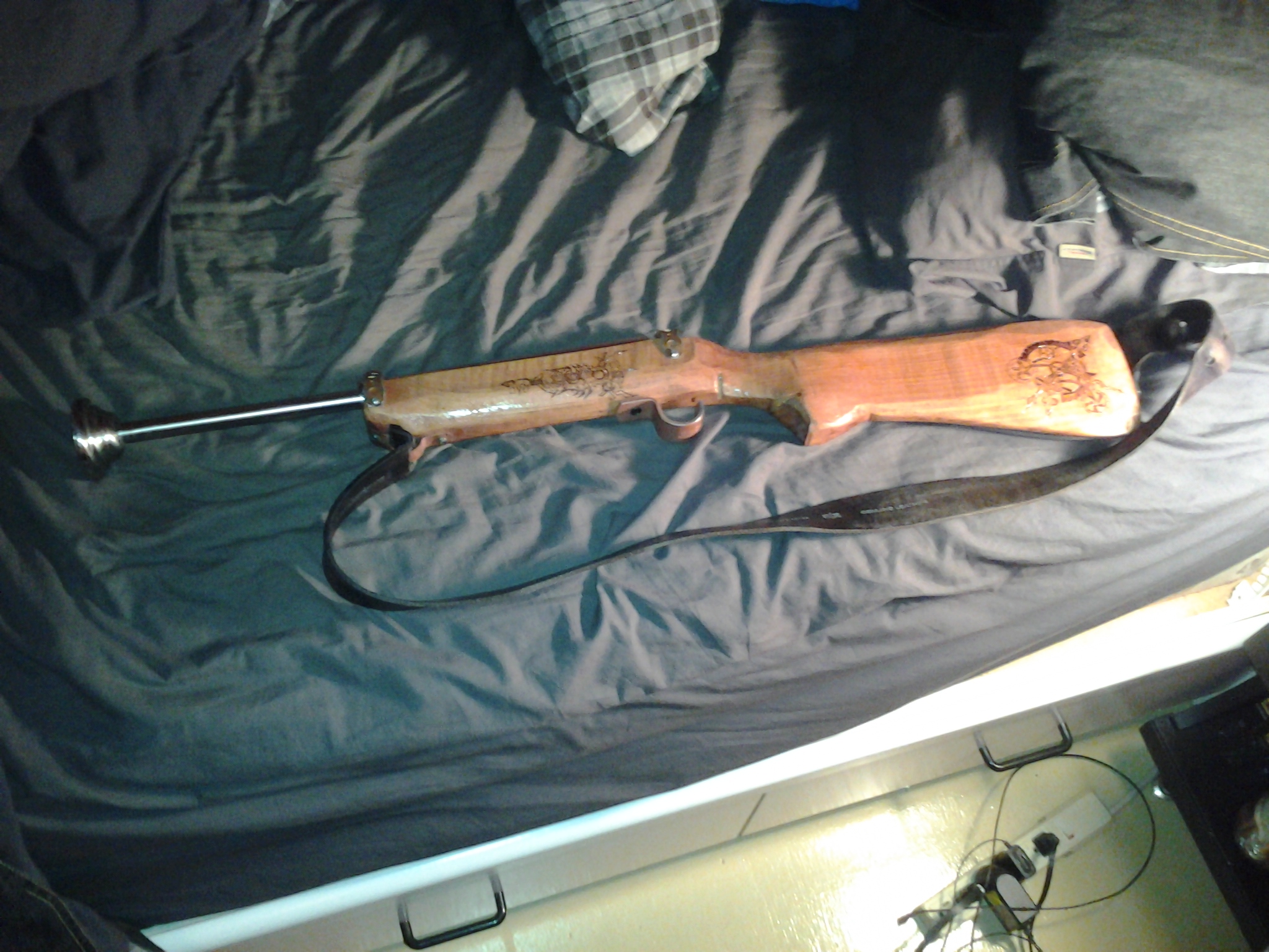 Steampunk-Styled Rifle