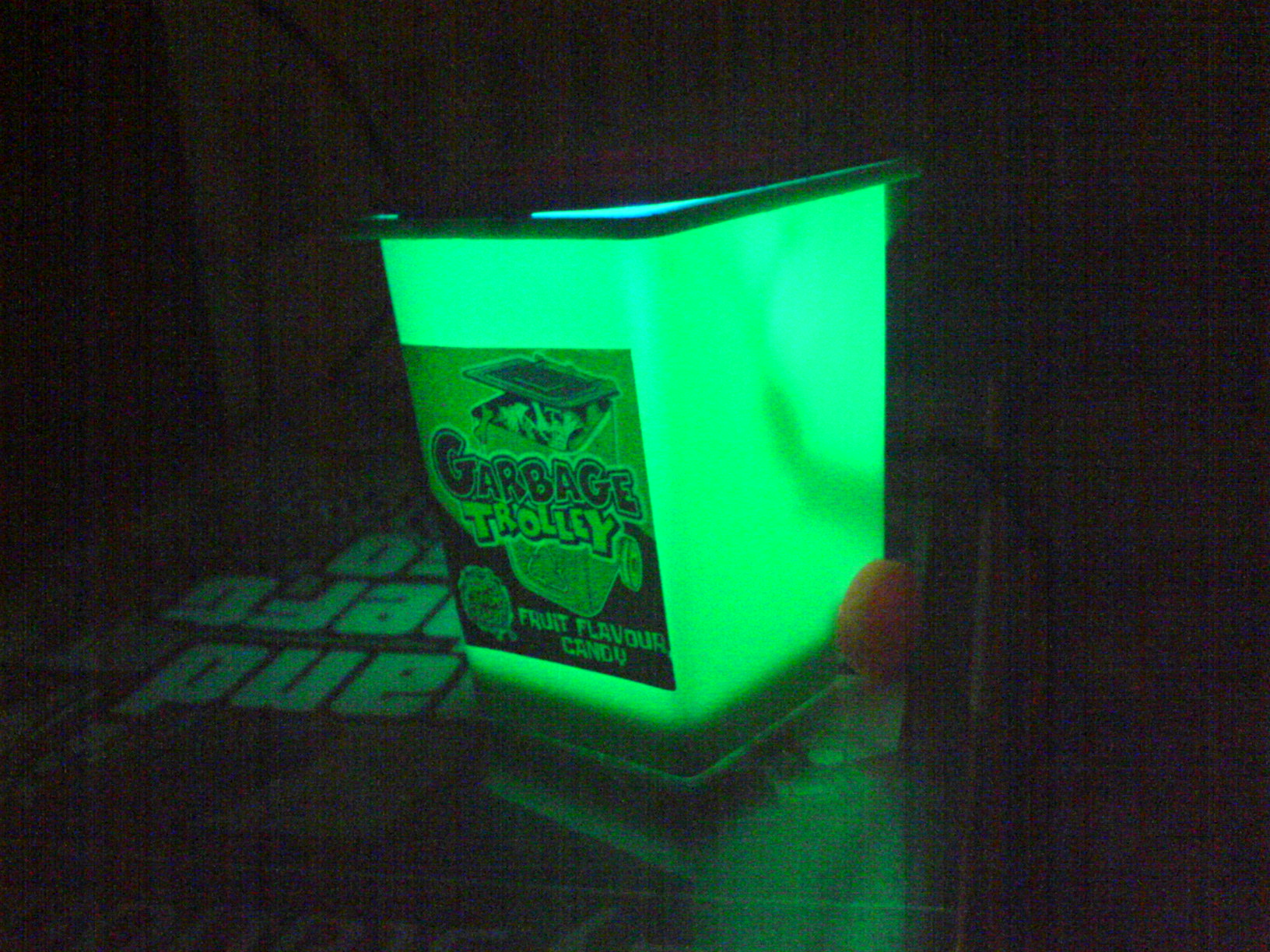 Trash can (or other sweet box) usb light 
