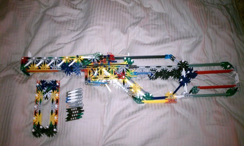 K'nex Assault Rifle With Removable Clip