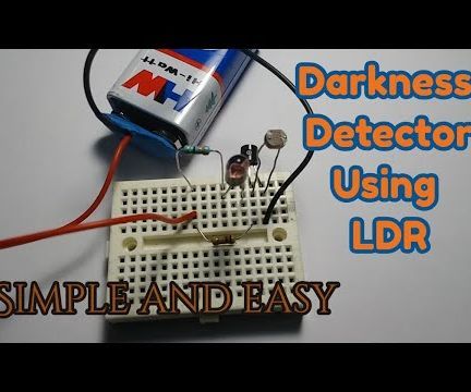 Dark Detector Using BC547 Transistor