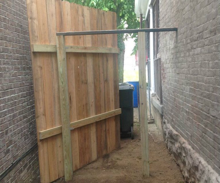 Secret Door That Looks Like an 8' Fence