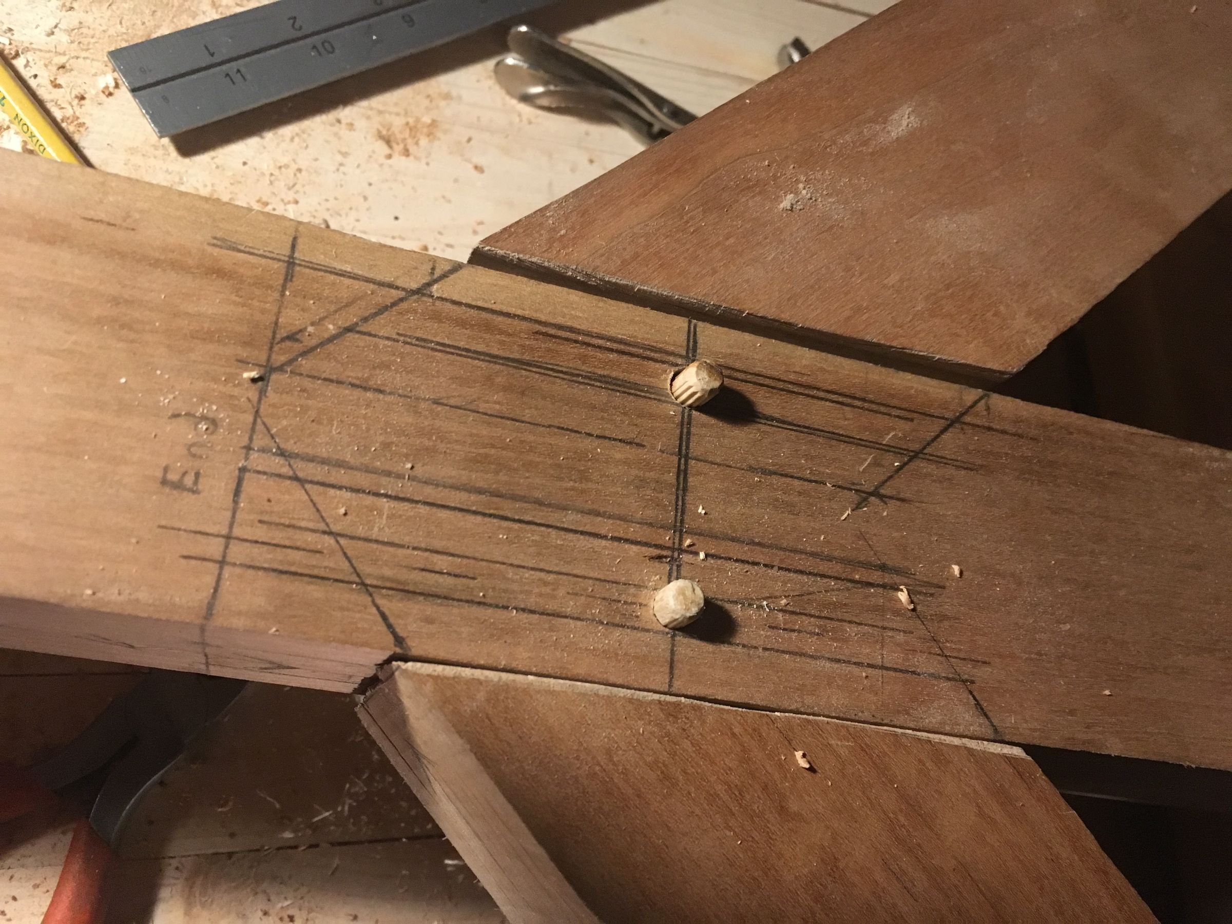 Live Edge Black Walnut and Cherry Hayrake Dining Room Table : 11 Steps ...