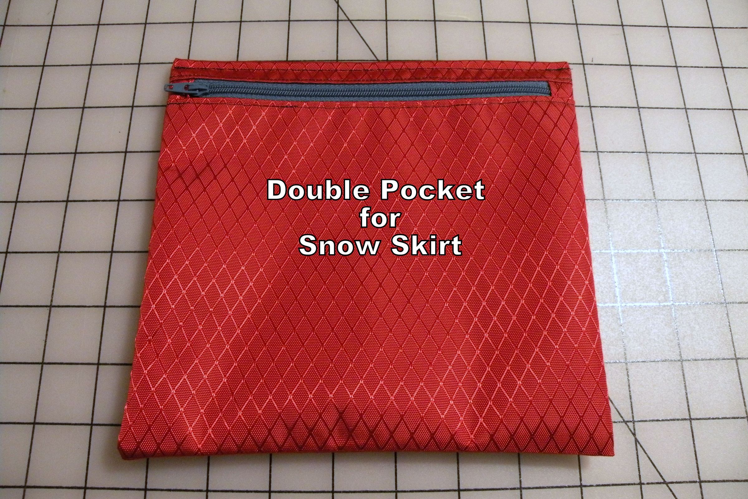 How to Make a Double Pocket for a Snow Skirt
