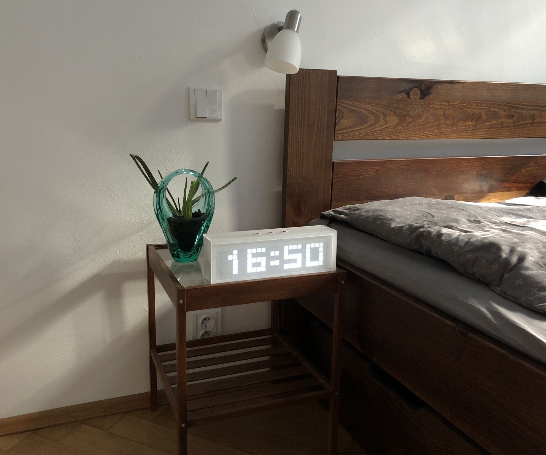 LED Matrix Alarm Clock (with MP3 Player)