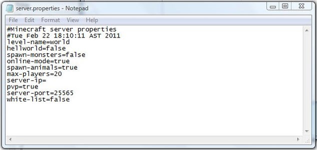 Editing the Settings on Your Server