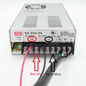 Connect the Wires to the PSU