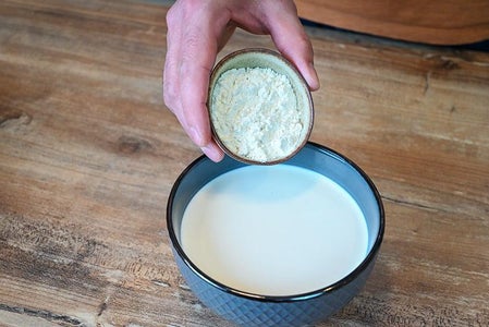 Prepare the Eggs and Heavy Cream