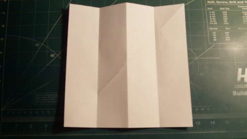 Step 2 Fold the Paper Into Fourths