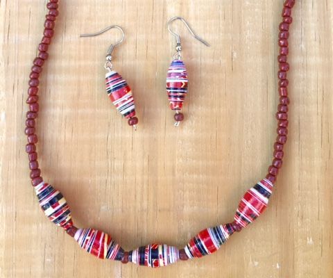 BEADS NECKLACE TUTORIAL - DIY