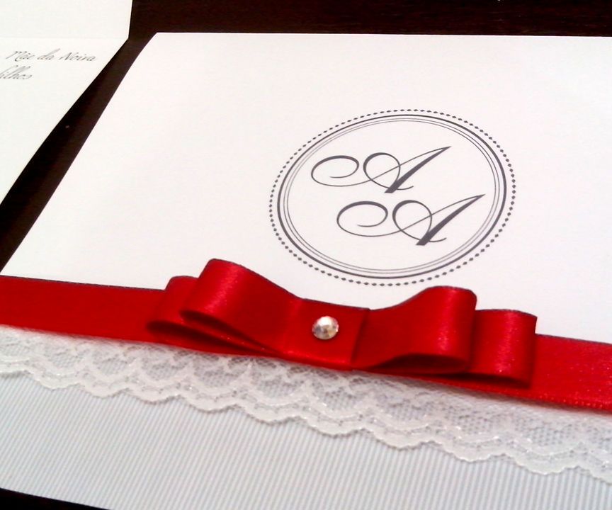 Classic Wedding Invitation With Lace DIY