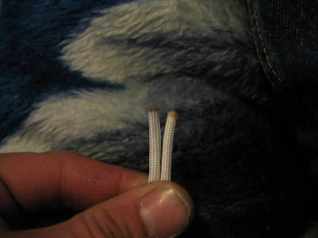 How I Singe My Paracord Ends