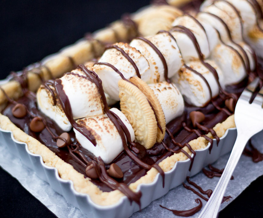 How to Make an Easy No Bake S'mores Tart