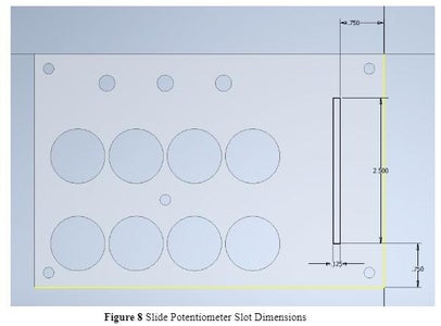 Cutting Slide Potentiometer Slot