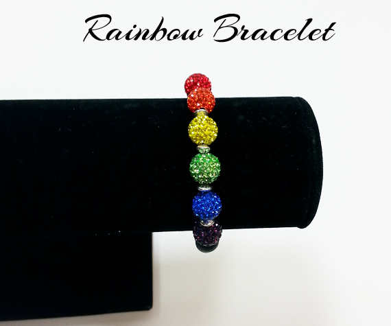 Simple Rainbow Bracelet