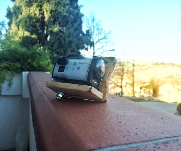 How to Do an Action Cam Clip Head Mount With Wood!