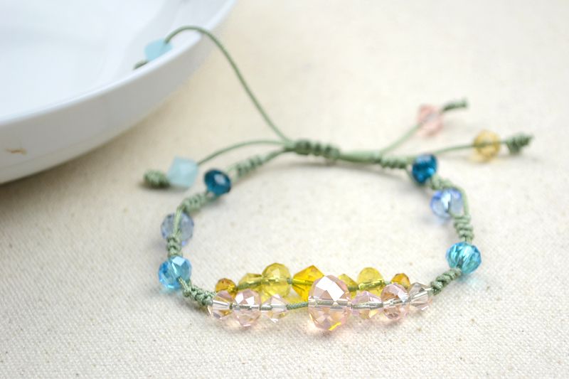 Bracelet Kits for Girls-handmade Crystal Jewelry With String