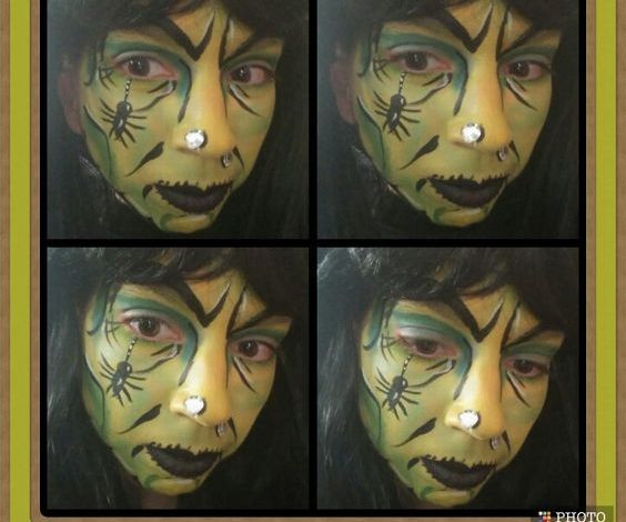 Wicked Witch Face Paint