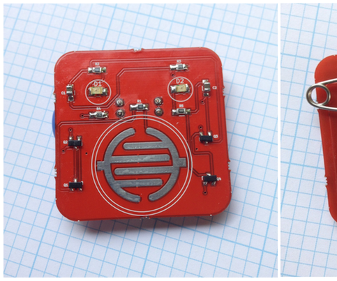 Touch Activated Blinky Badge