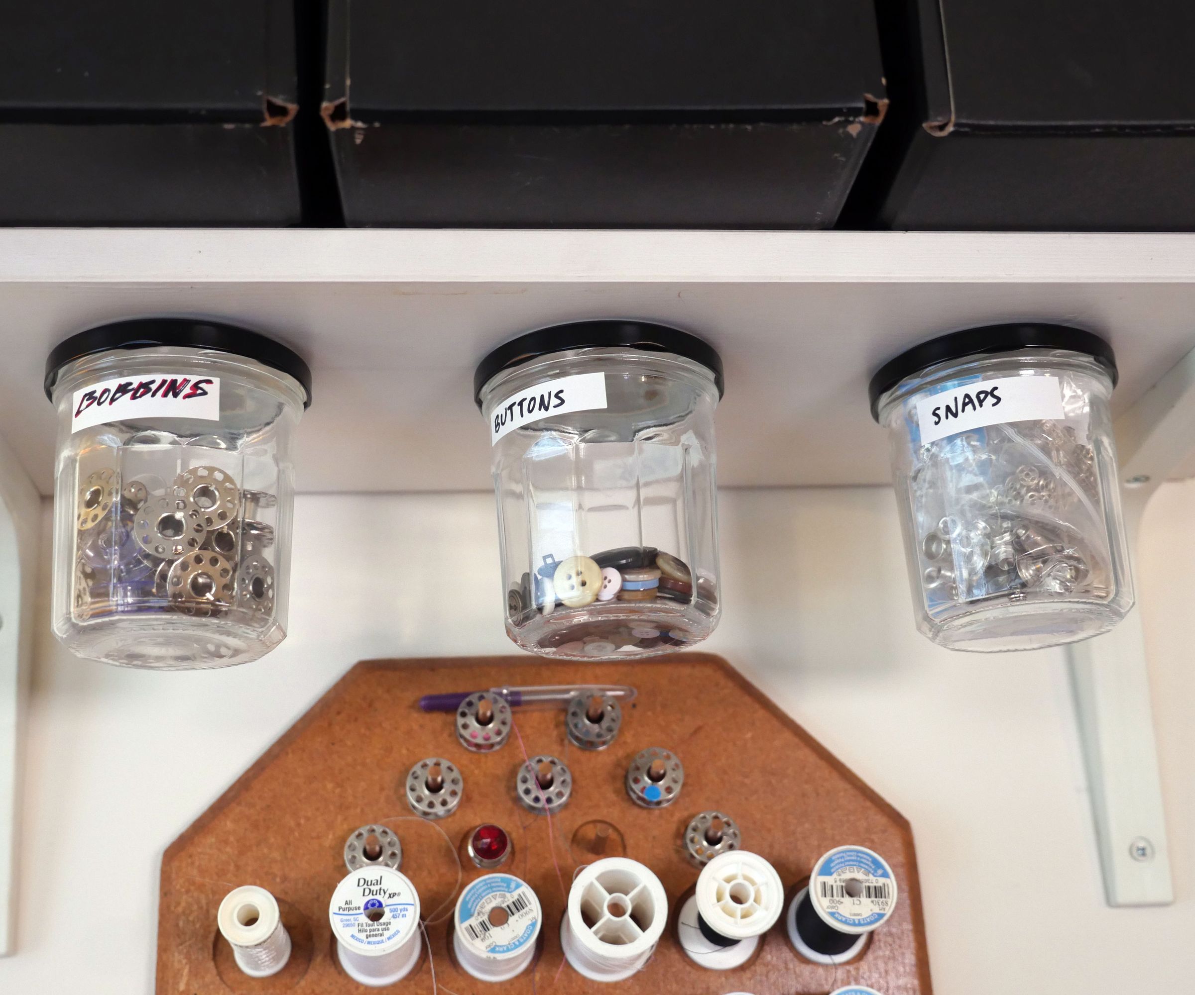 Mounted Storage Jars