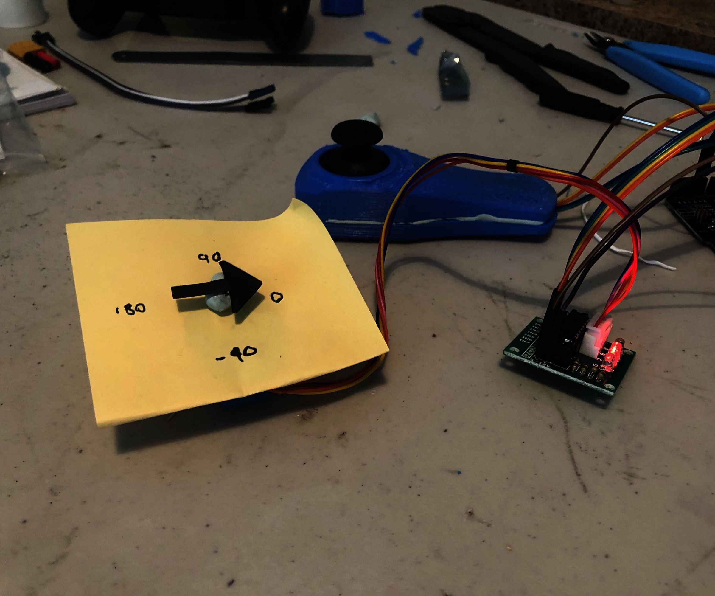 Angular Positional Control of 28BYJ-48 Stepper Motor With Arduino & Analogue Joystick