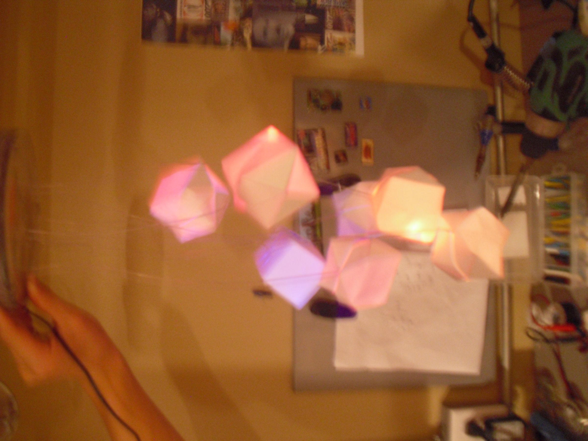 Origami Cube Led Mood Lamp