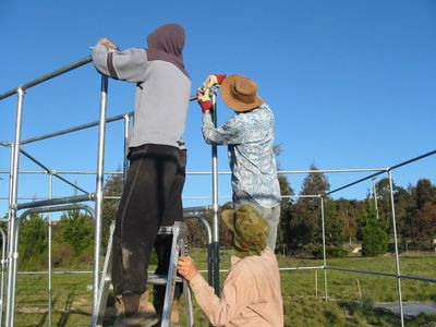Fully-enclosed Crop-rotation Veggie Garden